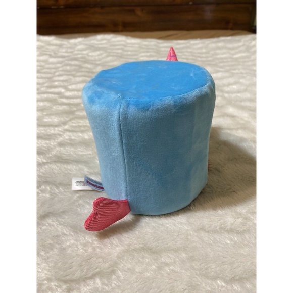 Squeezamals Blue Narwhal 8"  Plush Stuffed Animal 2019 Imports Dragon - Picture 3 of 9